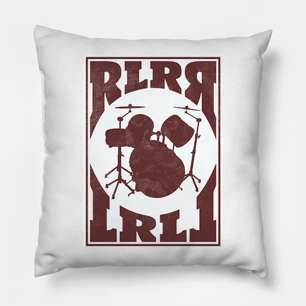 drummer Pillow by SpaceImagination