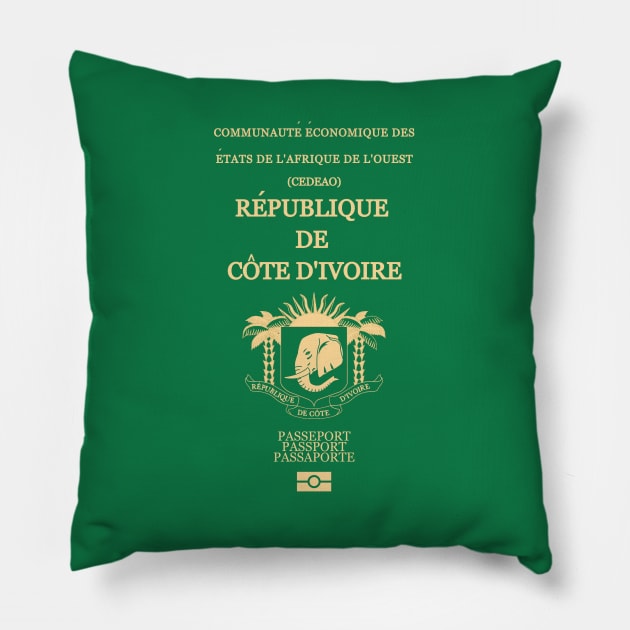 Ivory Coast Pillow by Travellers