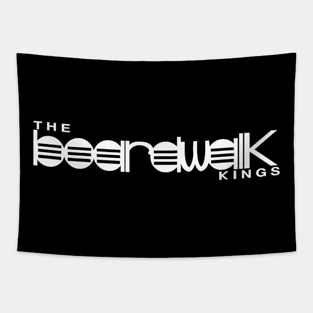 Basic TBK Logo in White Tapestry by theboardwalkkings