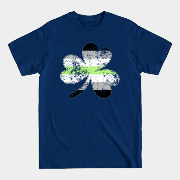 Agender Shamrock Pride Flag - Shamrock - T-Shirt Agender Shamrock Pride Flag - Shamrock - T-Shirt