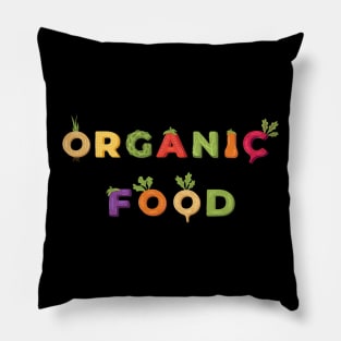 Organic Food Concept Pillow