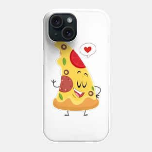 pizza love Phone Case