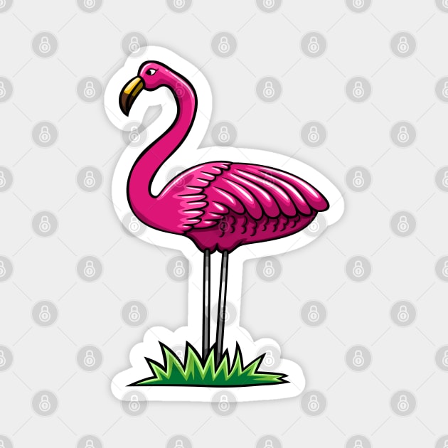 Couple Flamingo Gnome 2 Magnet by RCM Graphix