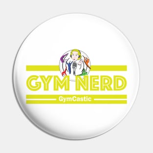 Gym Nerd (yellow) Pin