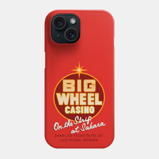 Vintage Big Wheel Casino Las Vegas Phone Case by StudioPM71