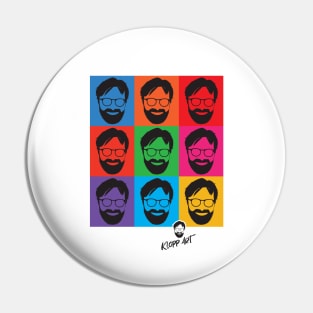 9 Iconic Klopp Art - pop art Pin