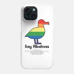 Gay Albatross G1b - Can animals be gay series - meme gift Phone Case