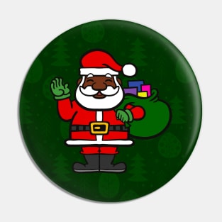 african santa claus christmas tree gifts Pin