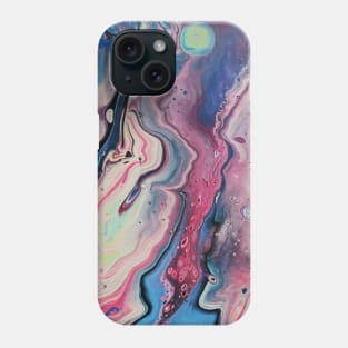 Abstract Fluid Illustration with dynamics delusions Phone Case