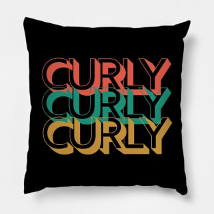 Curly Curly Curly Pillow