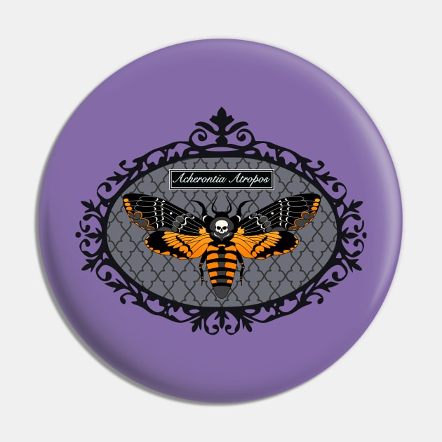 Death's Head HawkMoth Framed Pin by RavenWake