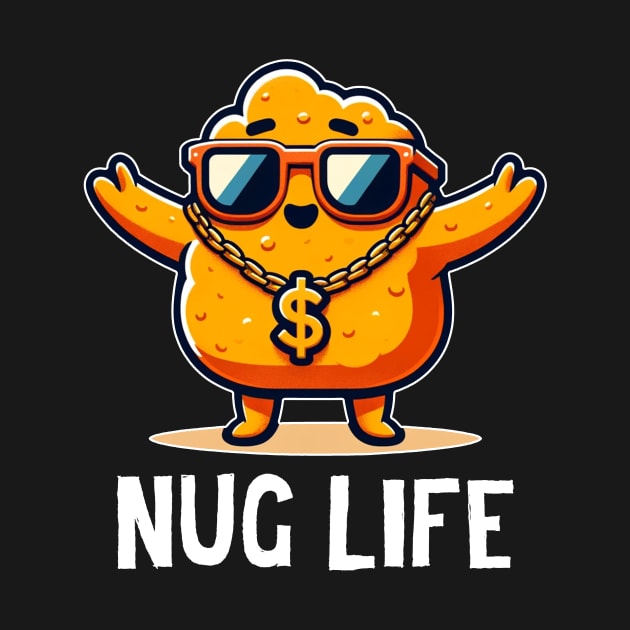 Tasty Treasures Chicken Nugget Nug Life, Tee Talk Triumph by Kleurplaten kind