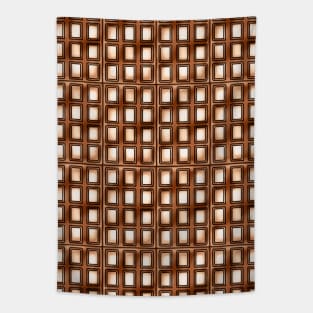 Chocolate Bar Pattern Tapestry