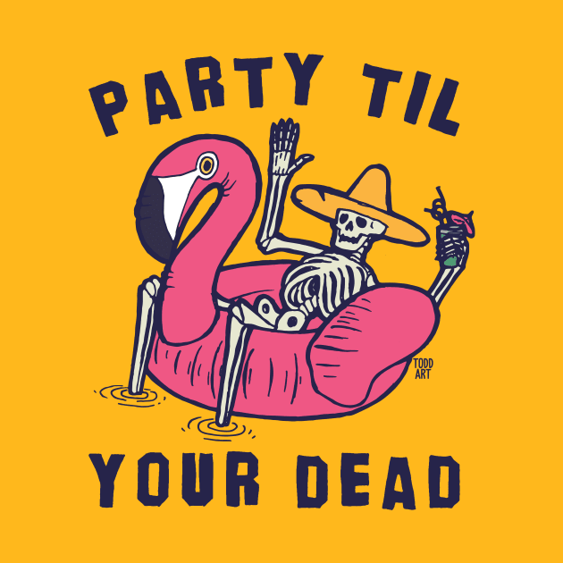 party til dead by toddgoldmanart