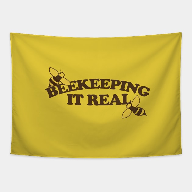 Beekeeping it Real Tapestry by bubbsnugg