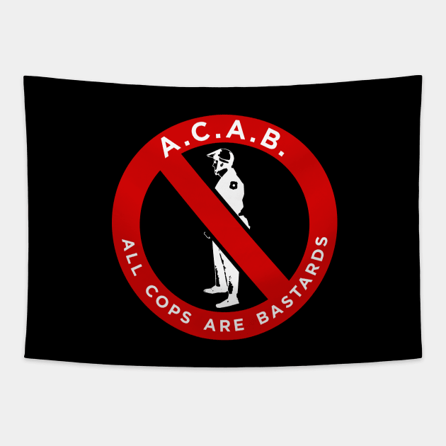 ACAB - ALL COPS ARE BASTARDS Tapestry by LaBearDod