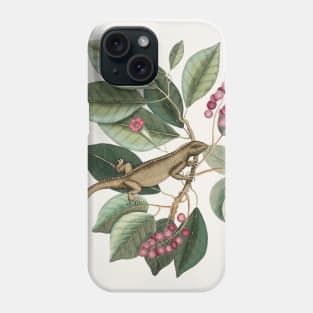 Iguana in the garden Phone Case