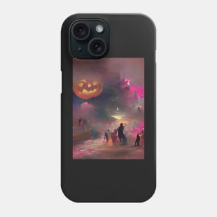 SURREAL HALLOWEEN IN THE DESERT Phone Case