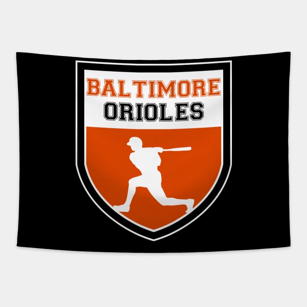 Baltimore Orioles Fans - MLB T-Shirt Tapestry by info@dopositive.co.uk