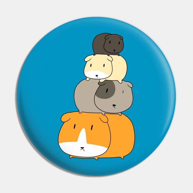 Guinea Pig Stack Pin by saradaboru