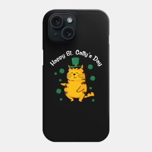 Cute Happy St. Catty's Day St. Patrick's Day 2020 Phone Case