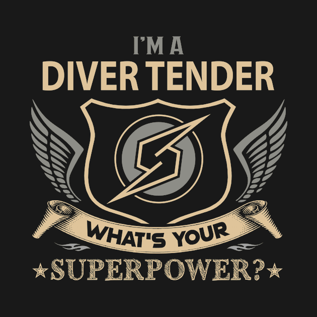 Diver Tender T Shirt - Superpower Gift Item Tee by Cosimiaart