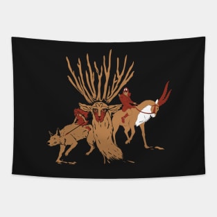 The Legend of Forest Fantasy Tapestry