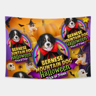 Bernese mountain dog halloween gifts v2 Tapestry