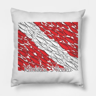 Scuba Diving Flag - ketchikan alaska Pillow