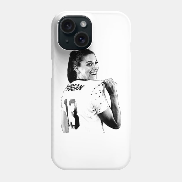 Alex Morgan Phone Case by Puaststrol