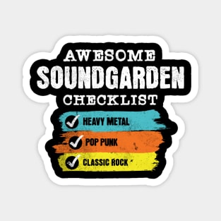 Awesome Sound checklist Magnet