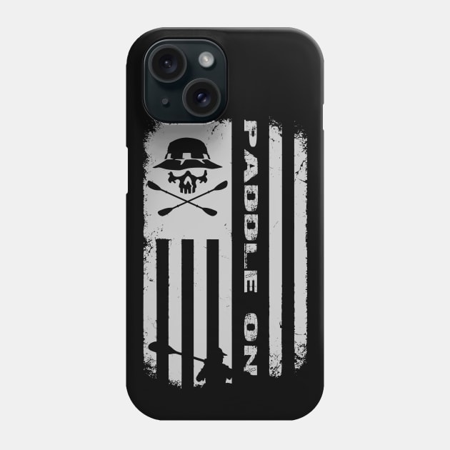 Kayak Flag Paddle On Phone Case by BoneheadGraphix