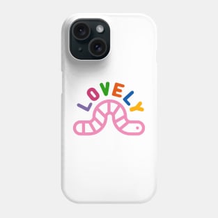 Playschool Lovely Worm on White Phone Case