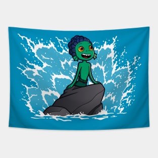 The little sea monster Tapestry