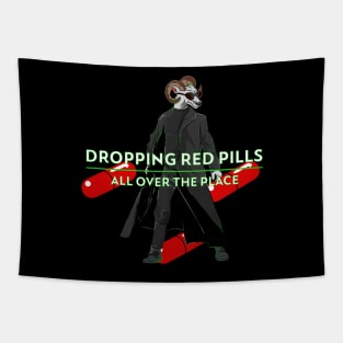 Red Pilled Black Sheep Tapestry