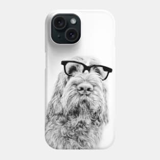 Intelligent friend Spinone by heidiannemorris Phone Case