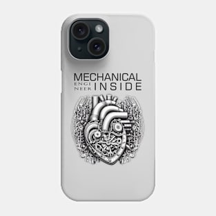 Mechanical Engineer Inside [Black Text Version] Phone Case