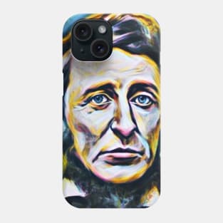 Henry David Thoreau Portrait | Henry David Thoreau Artwork 3 Phone Case