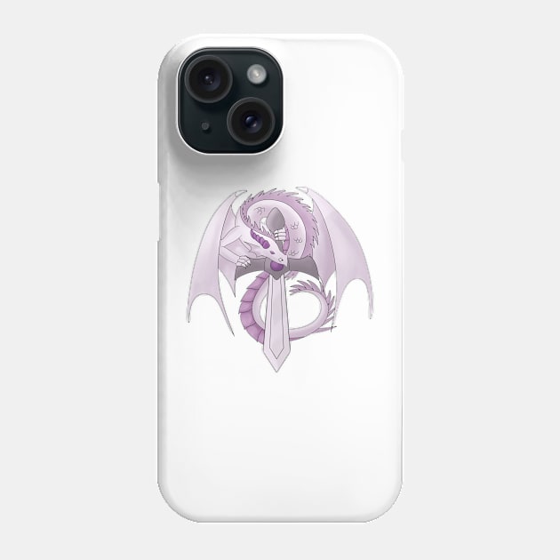 Light Amethyst Sword Dragon Phone Case by BiscuitSnack