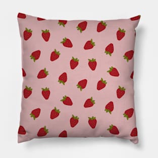 Cute Strawberries Pillow