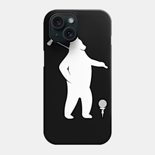 Golf Bear Lover Gift for Golf Prayer Looking For Whole In One Funny Phone Case