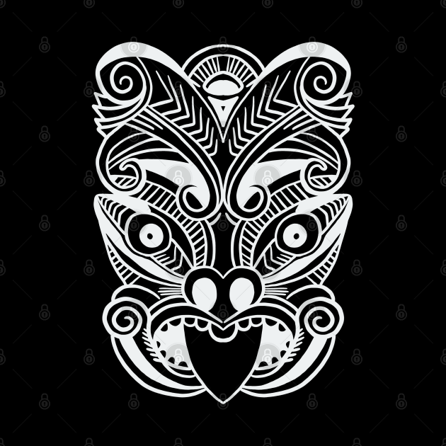 The Haka Mask - Maori New Zealand Dance Rugby by isstgeschichte