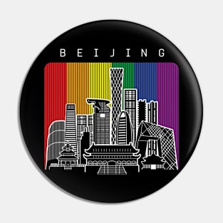 Beijing LGBT Rainbow Flag Pin