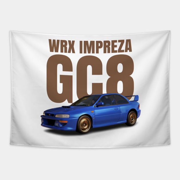 impreza GC8 Tapestry by MOTOSHIFT