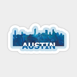 Austin Skyline Magnet