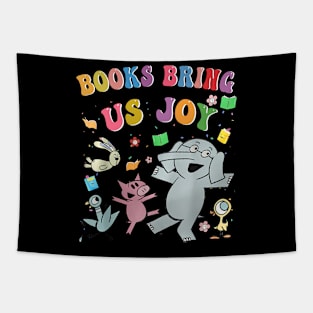 Read Book Cute School Teacher Librarian Elephant Pigeon Tapestry