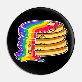 LGBT Pride Pancakes - Gay Rainbow Pin
