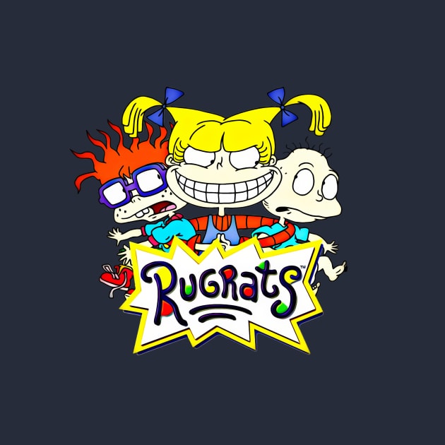 The Rugrats, Tommy, Chuckie and Angelica by RainbowRetro