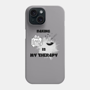 baking is my therapy Phone Case