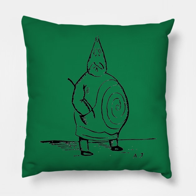 Ubu's portrait by Alfred Jarry Pillow by PATAK0SM0S